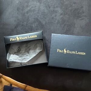 Ralph Lauren Black and Gold Logo Gift Box